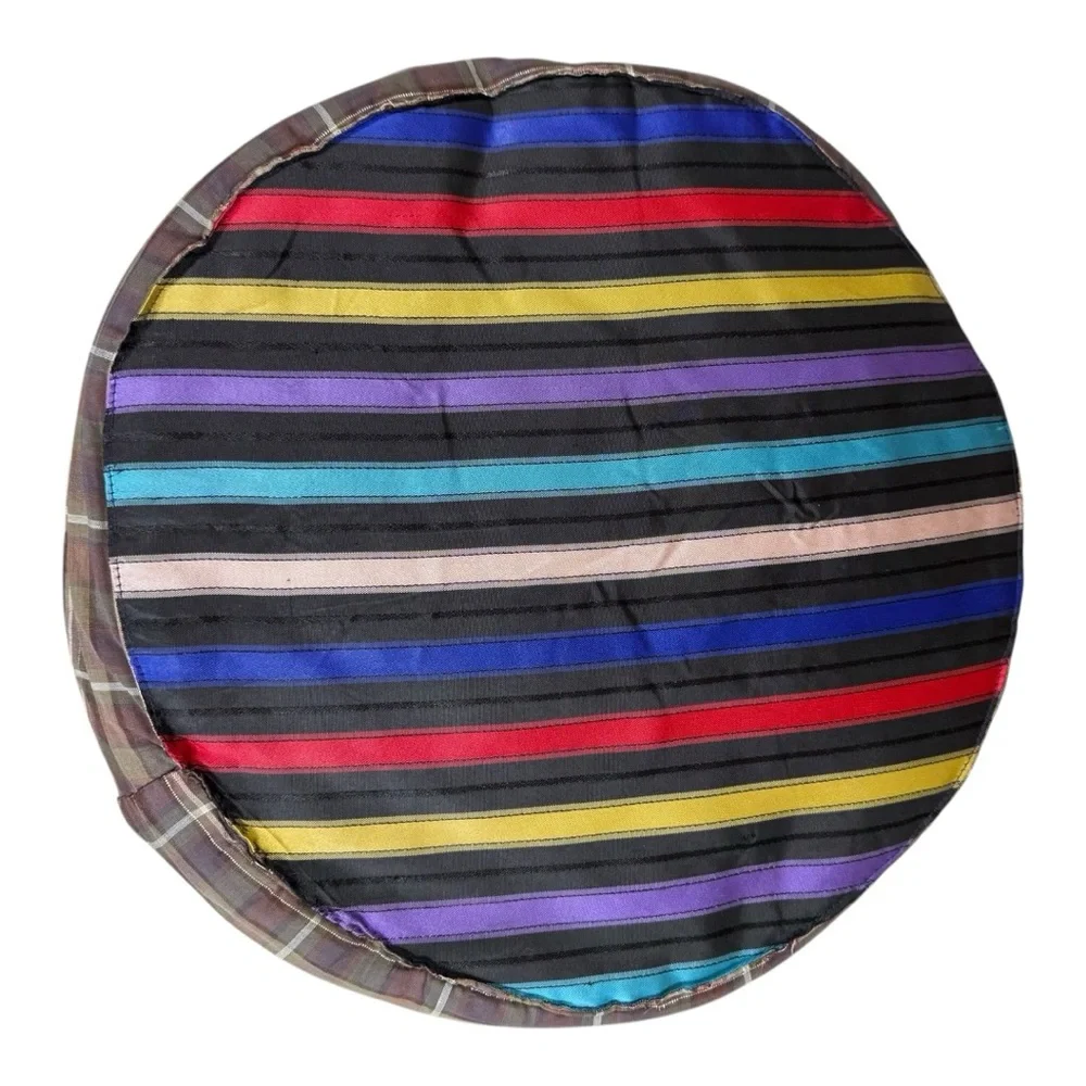 Vintage Colorful‎ Patchwork Round Cushion